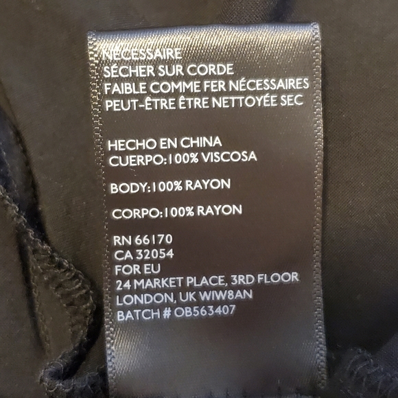 NWT Kimchi Blue Black Babydoll Tie Strap Dress - Picture 3 of 6